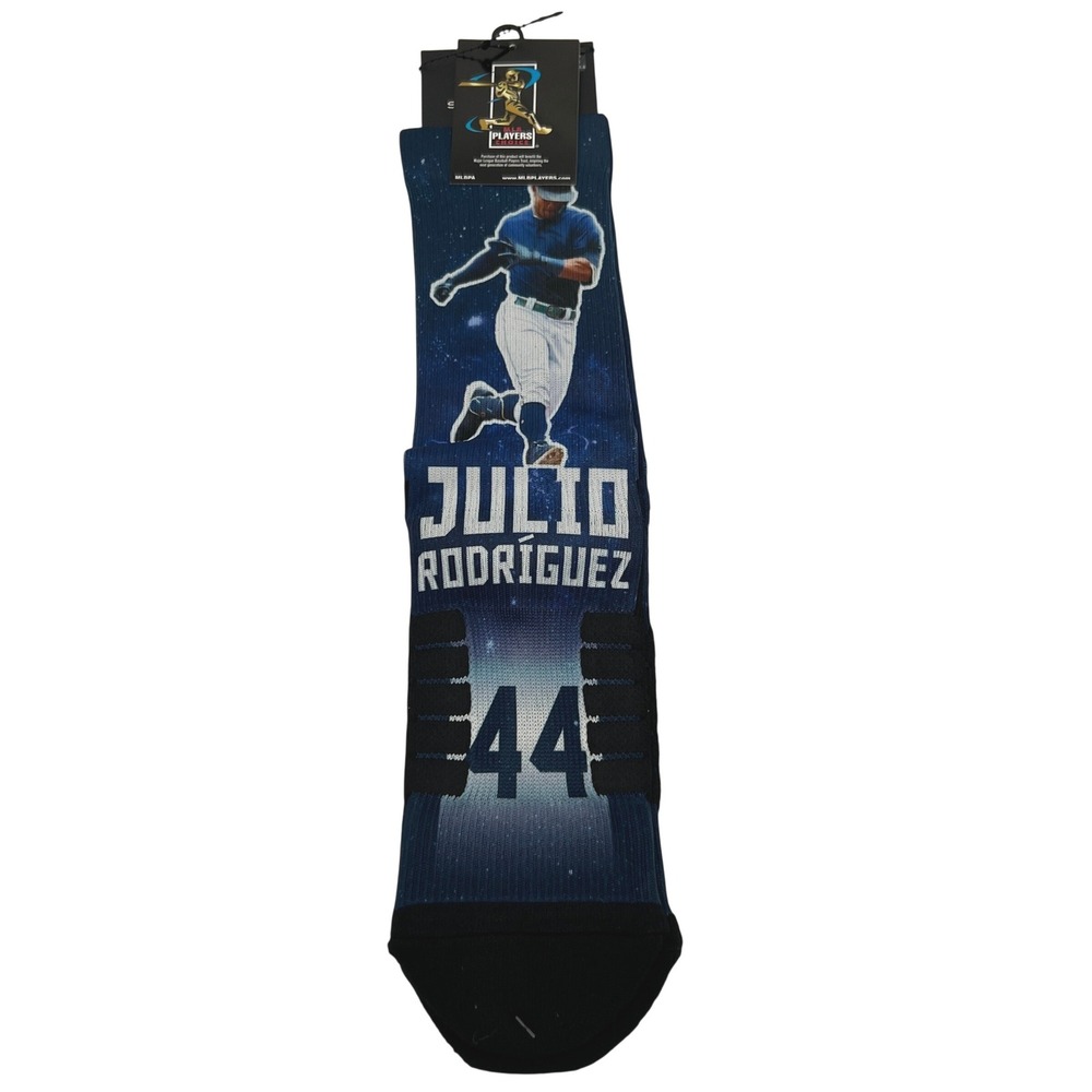 Strideline Julio Rodriguez Seattle Mariners Galaxy Premium Full Sub Socks M/L